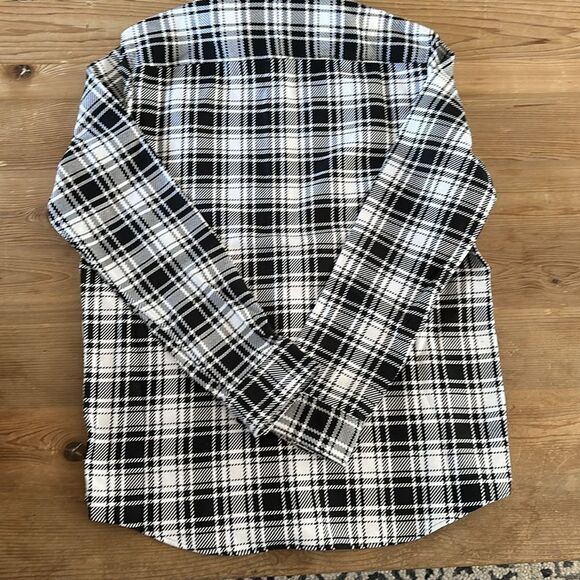 HUGO Men's Relaxed Fit Checked Flannel Button Down Shirt NEW w/ Tag - Picture 2 of 6